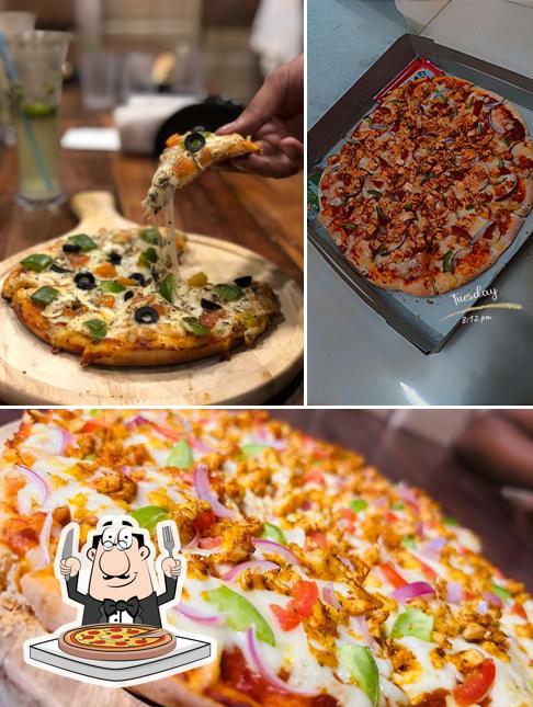 Try out various types of pizza