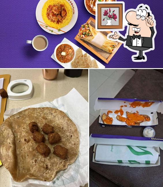 This is the picture displaying interior and beverage at Faasos R S Puram