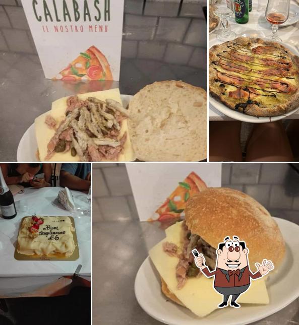 Panino con maiale stirato al Calabash pizzeria