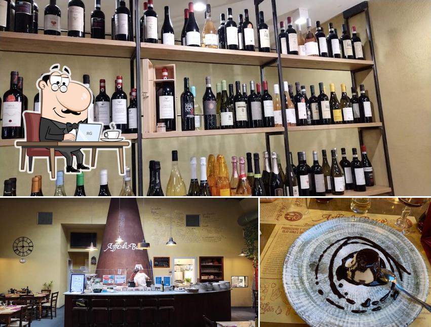 Gli interni di Affè di Bacco