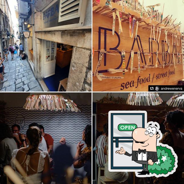 La immagine della esterno e nozze di Barba