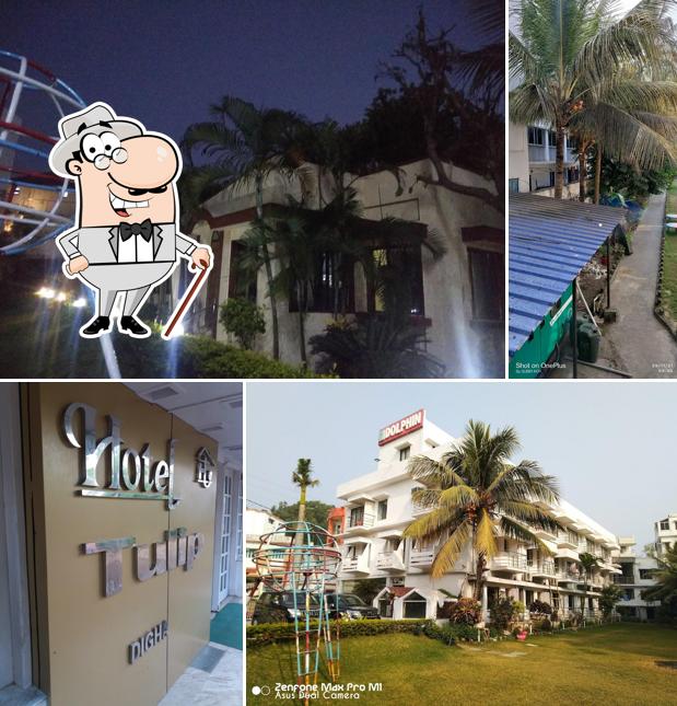 You can get some fresh air at the outside area of Hotel Dolphin, Near Old Digha Beach - Restaurant and Banquet Hall