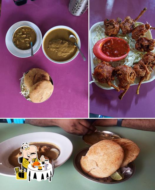 Meals at Sai Anant fast food parra