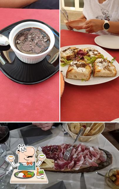 Platti al Trattoria Il Gallo Rosso