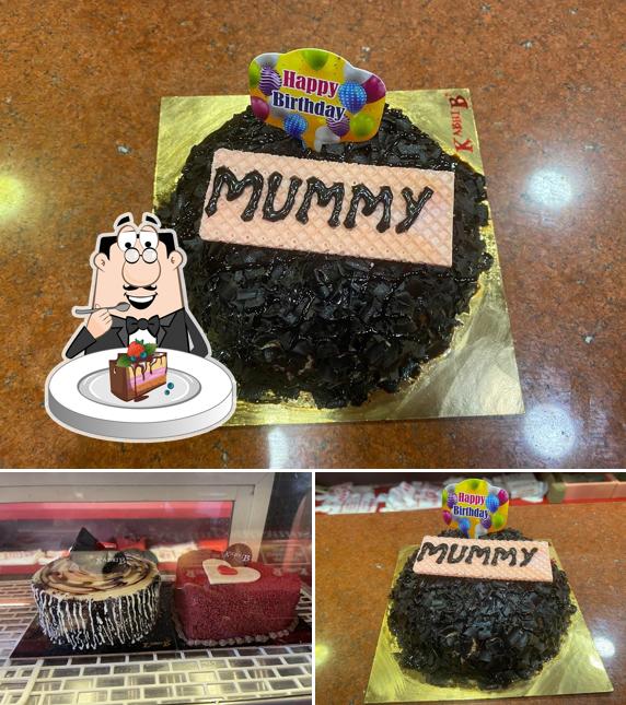 Chocolate cake at Kabhi B Bakery - Gorwa