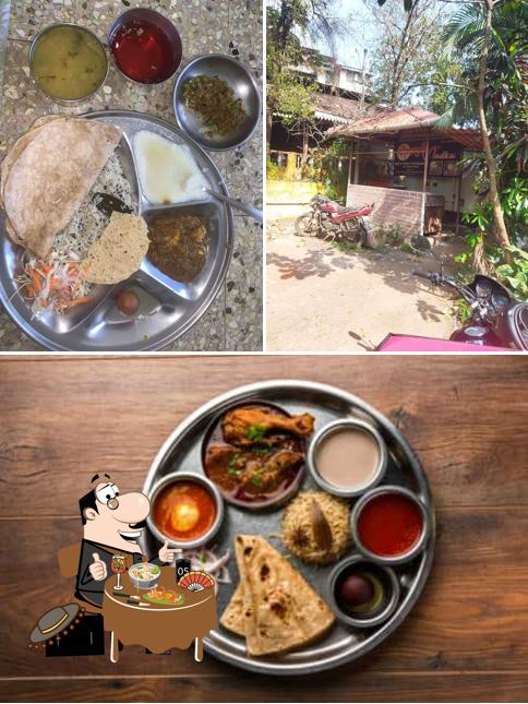 This is the photo depicting food and exterior at Kolhapuri Tadka