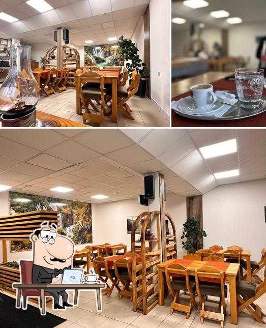 Questa è la foto che raffigura la interni e cibo di Bistro Korana