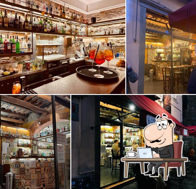 Gli interni di Dal Bardo