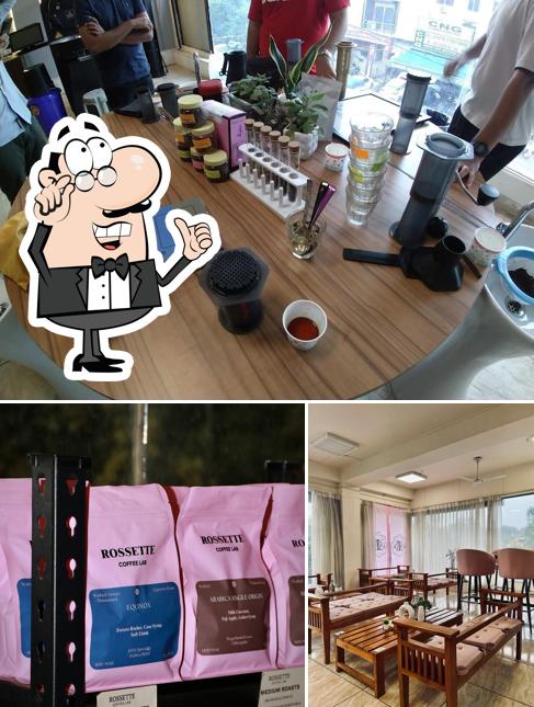 The interior of Rossette Coffee Lab - Premium Specialty Coffee Roasters & Wholesalers in Delhi, India