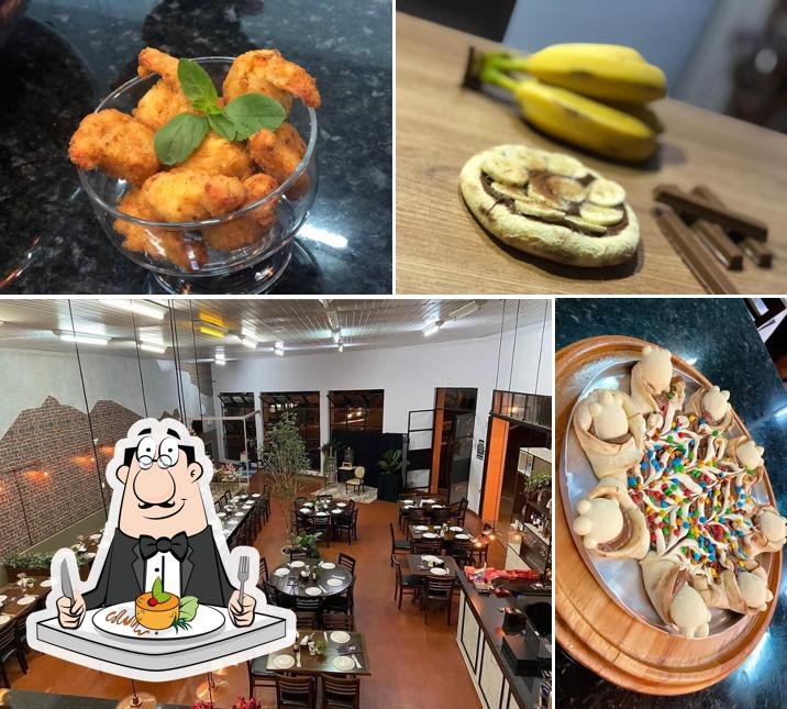 Entre diversos coisas, comida e interior podem ser encontrados no FORNELLI PIZZAS
