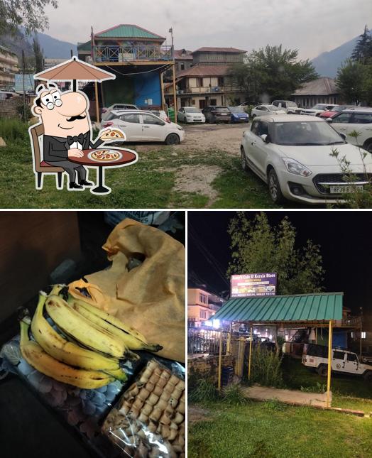 Among various things one can find exterior and food at Ancy's cafe & kerala store