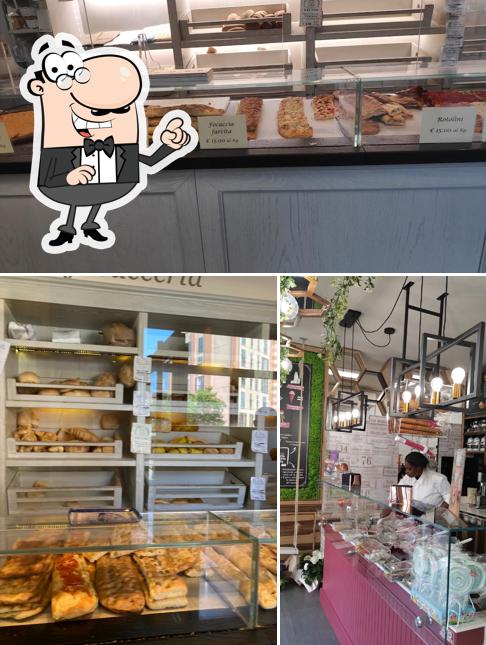 Storie Di Farina Focacceria, Caffetteria, Pasticceria si caratterizza per la interni e cibo
