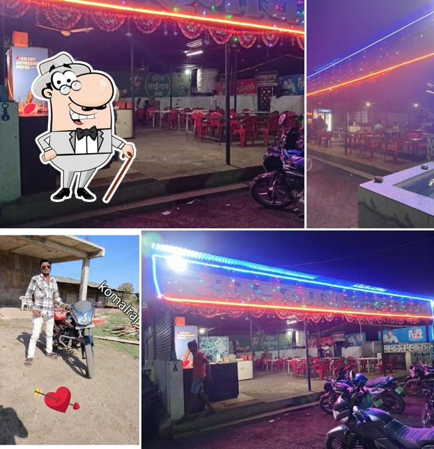 The exterior of hotel sainath Dhaba