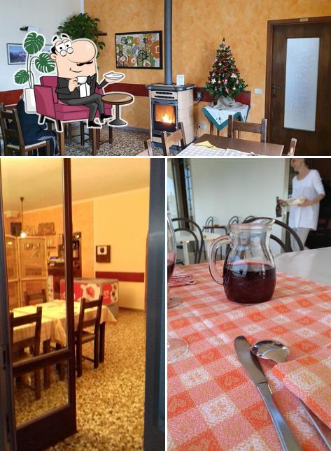 Gli interni di Trattoria Righetti