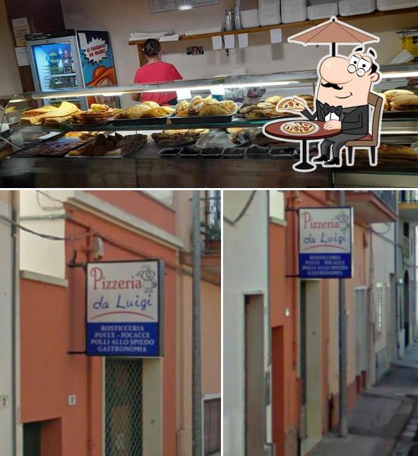 La esterno e interni del ristorante