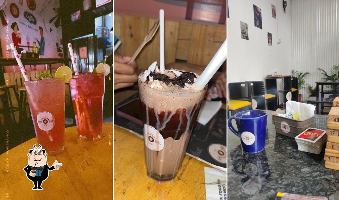 Enjoy a beverage at Brew Bro's Cafe
