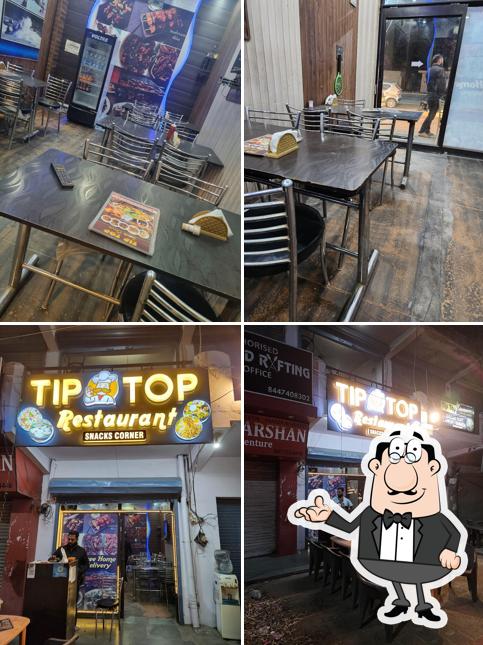 The interior of Tip top snacks corner & Resturant