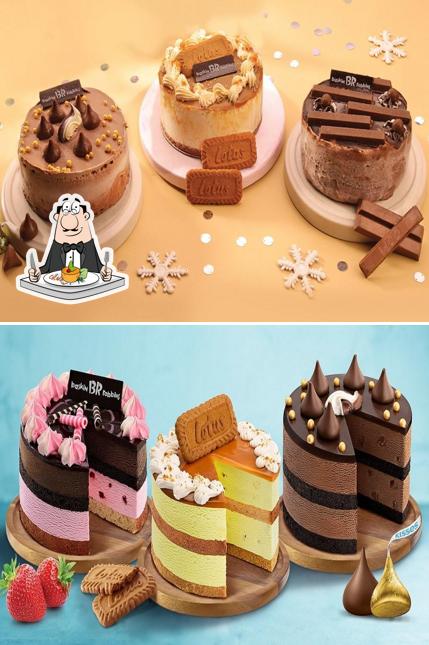 Food at Gourmet Ice Cream Cakes by Baskin Robbins