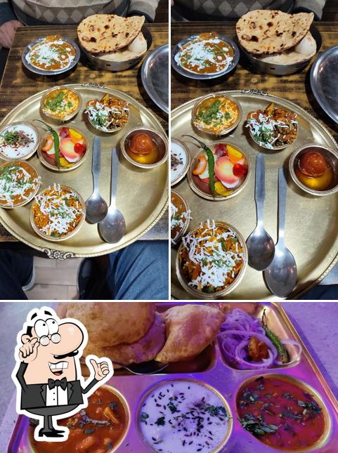 Among different things one can find interior and food at MAHADEV DANA PANI