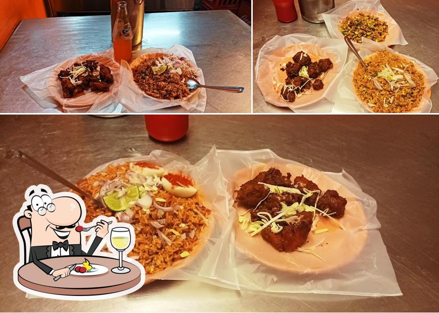 The picture of Raksha Fast Food’s food and interior