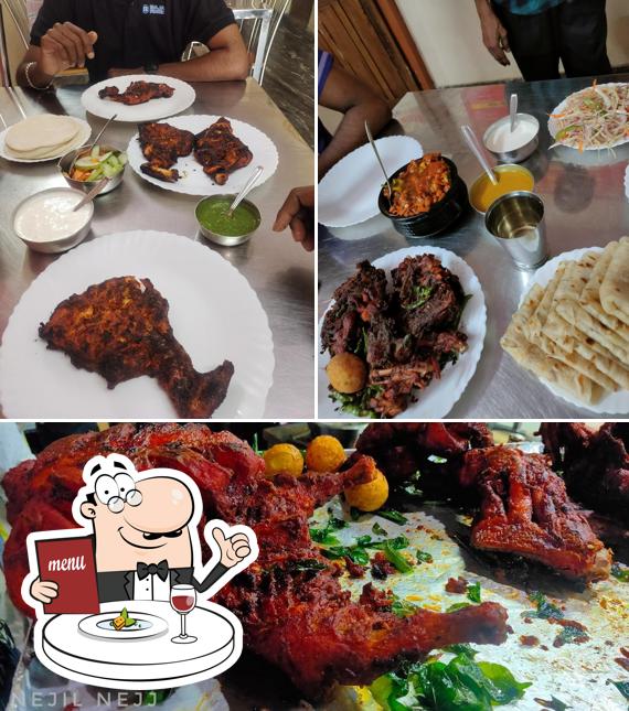 Tandoori chicken at Vimbis Restaurant, Irinjalakuda