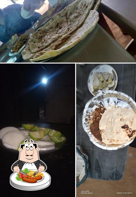 Food at Rajadhani Dhaba