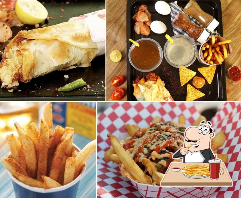 French fries at Rolls Craving