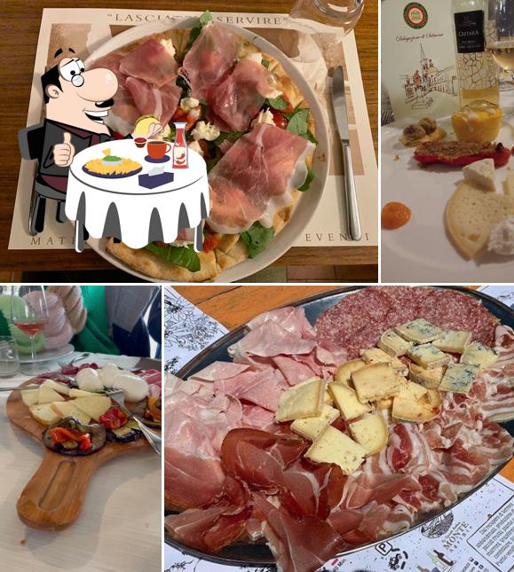 Piatto di formaggi al Villa Elena