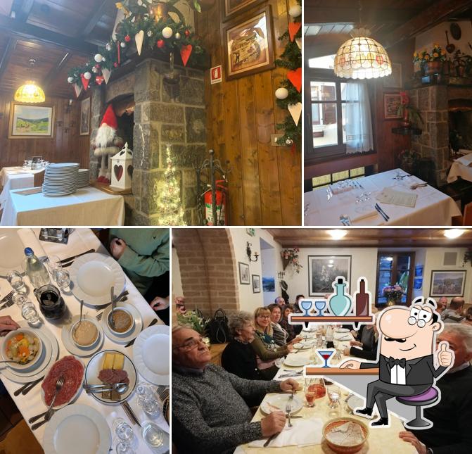 Siediti a un tavolo di Trattoria Piè Di Castello Sas