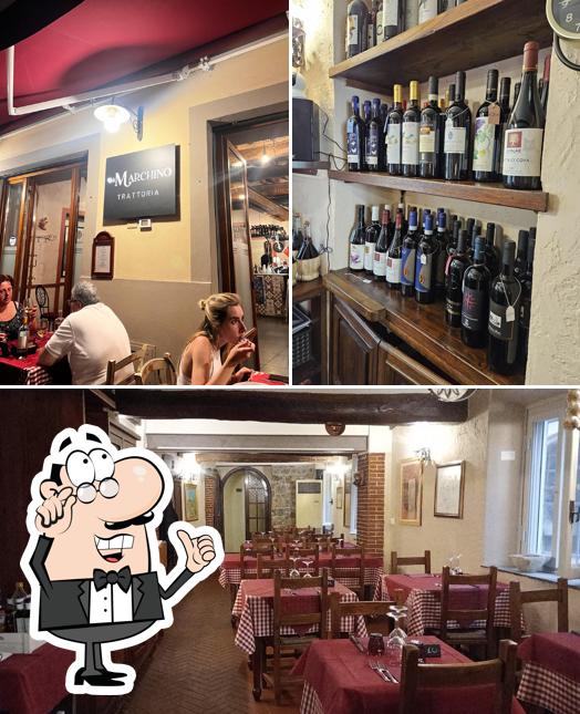 Siediti a un tavolo di Trattoria da Marchino