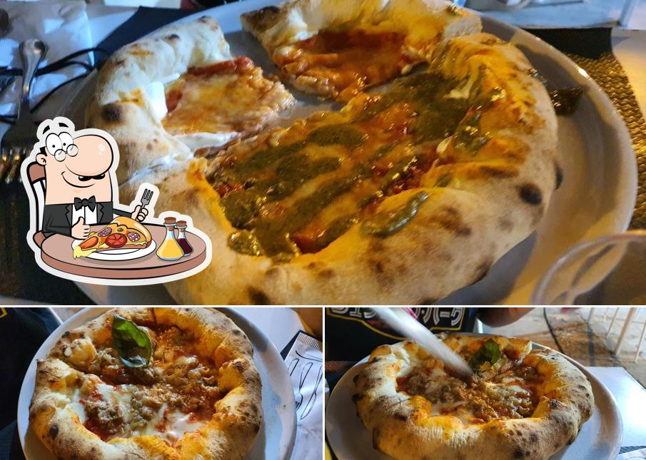 A Il Matto, puoi ordinare una bella pizza
