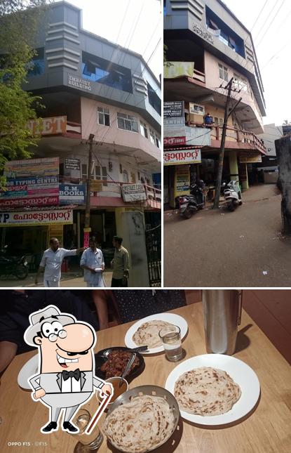 The exterior of Ambadi Hotel