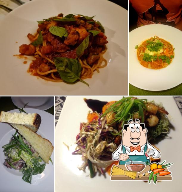 Esparguete à bolonhesa em Aprecíe Restaurante