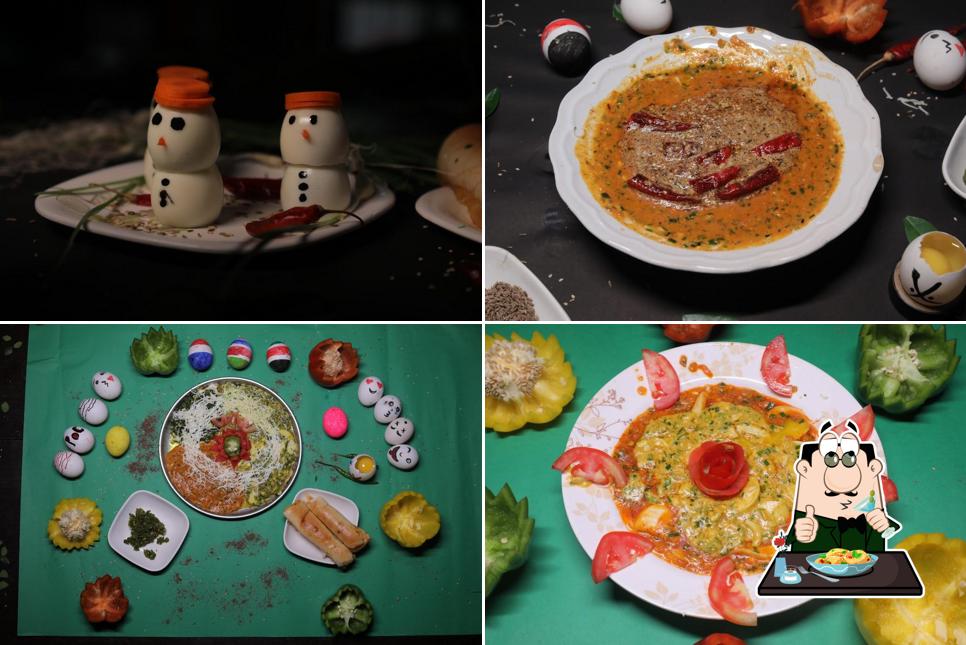 Food at Patel Omlete Centre