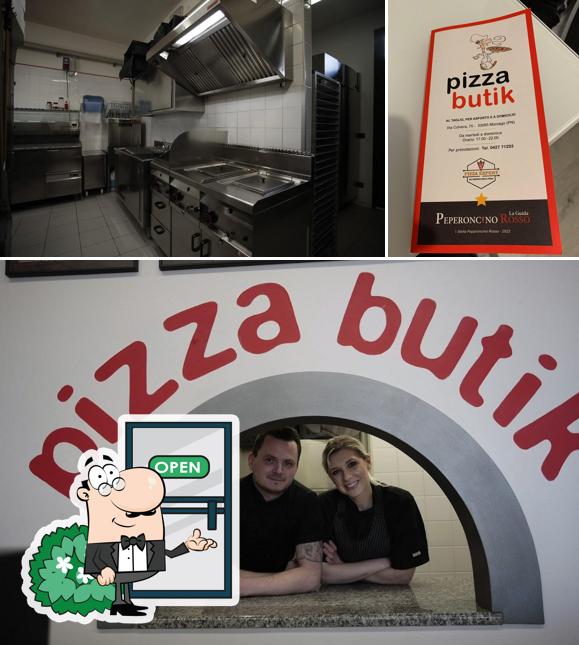 Pizza Butik s.r.l si caratterizza per la esterno e interni