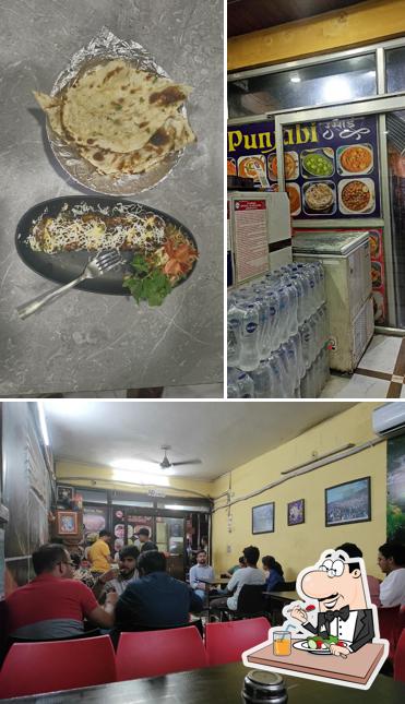 Take a look at the picture depicting food and interior at Punjabi Rasoi