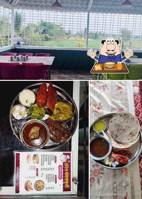 This is the photo displaying food and interior at HOTEL MANGALMURTI FAMILY RESTAURANT VEG AND NONVEG