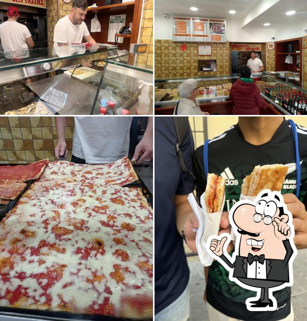 Questa è la foto che raffigura la interni e cibo di Pizzeria La Ternana Civitavecchia