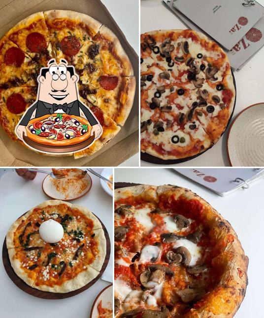Order pizza at Za - Italian Bistro