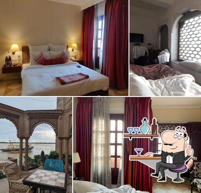 The interior of Guleria Kothi Hotel