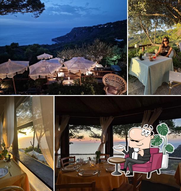 Gli interni di Da Emilia alla curtiglia