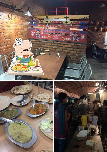 Azad Hind Dhaba is distinguished by food and interior