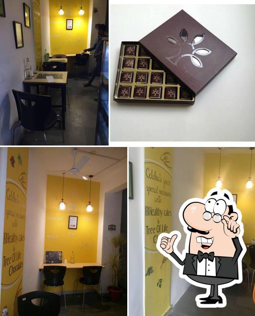 The interior of Cake Town Cafe
