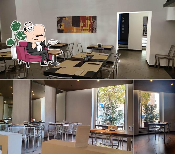 Gli interni di Casal de' pazzi Pizzeria