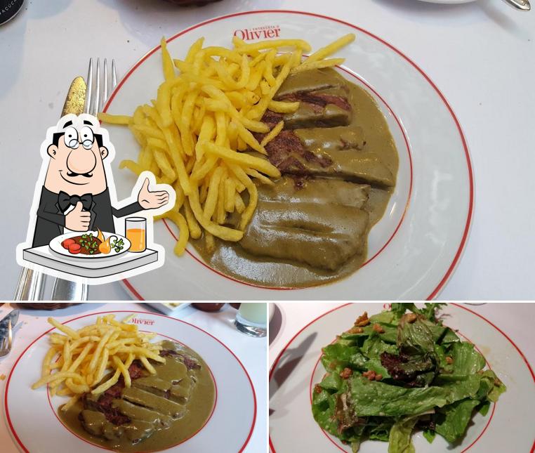 Platos en L'Entrecôte d'Olivier