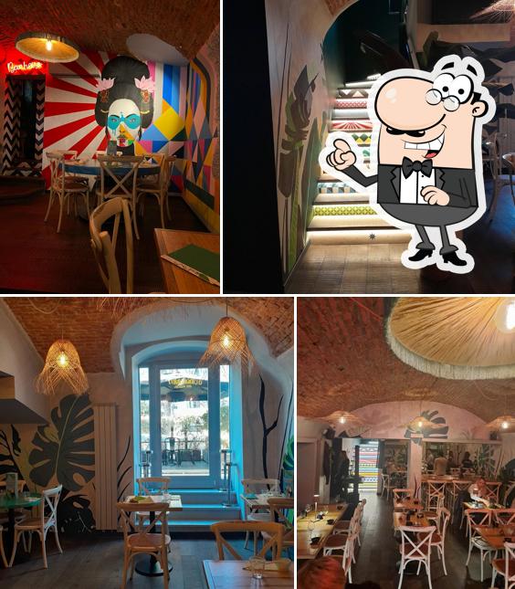 Dai un'occhiata agli interni di Makao Sushi, Drink & Sound in Gran Madre