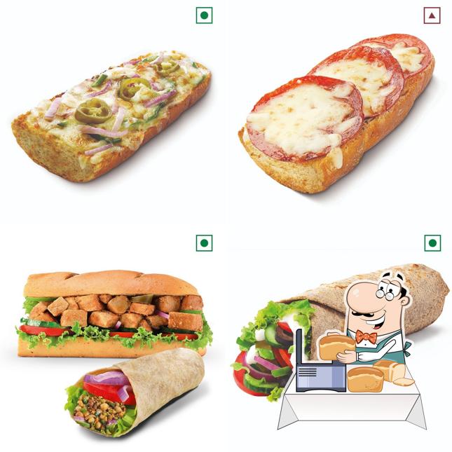Garlic bread at Subway
