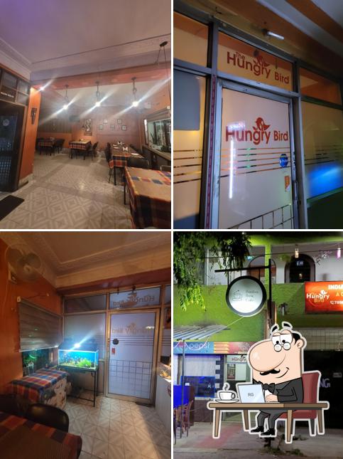 The interior of The Hungry Bird Restaurant