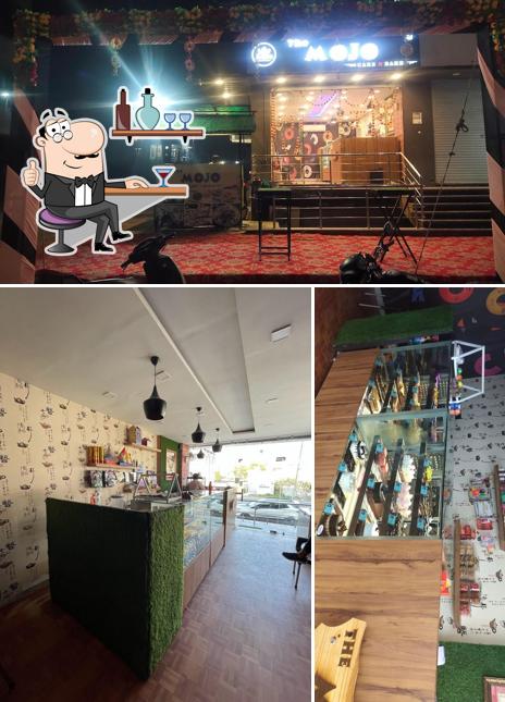 The interior of The Mojo Cake N Restaurant