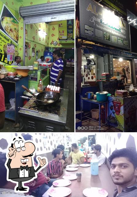 The interior of Al Farook Restaurant
